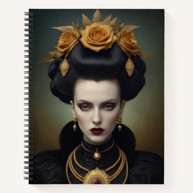 Cuaderno Dramático Gótico Womanj (Anverso)