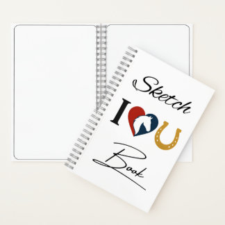 Cuaderno Drawing Sketchbook for Horse Lovers – Blank Pages