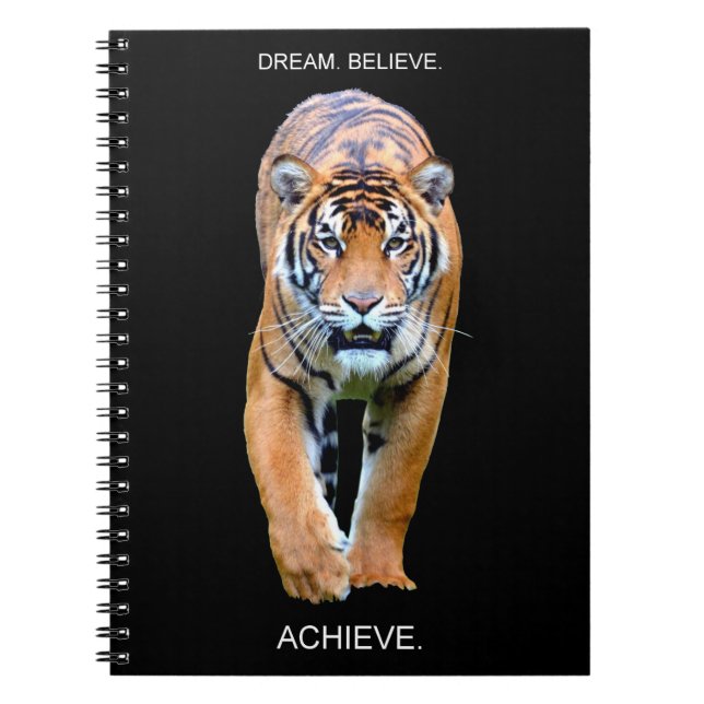 Cuaderno Dream Believe Achive Motivational Inspirador (Frente)