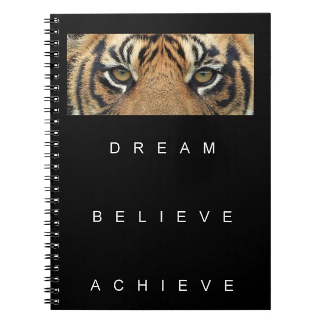 Cuaderno Dream Believe Achive Motivational Inspirador (Frente)