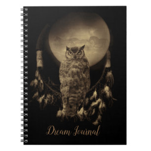Cuaderno Dream Catcher Dream Journal con Owl