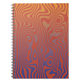 Cuaderno Dream Flow l Abstract Trippy Pattern - No. 01