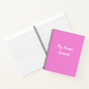 Cuaderno Dream Journal -
