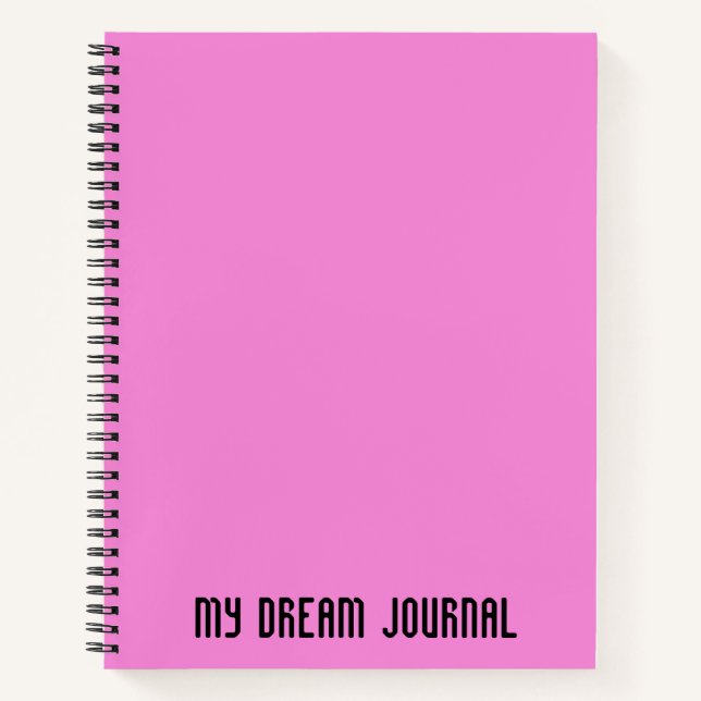 Cuaderno Dream Journal - (Anverso)