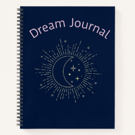 Cuaderno Dream Journal - Viejo Sol cósmico, Luna y Estrella
