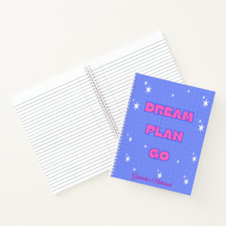 Cuaderno Dream. Plan. Go. – Motivational Notebook