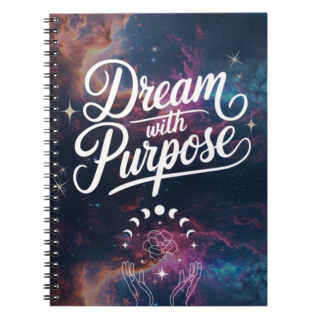 Cuaderno Dream with Purpose- Cosmic Intention Notebook (Frente)