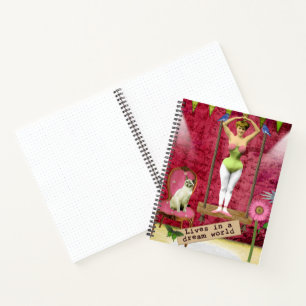 Cuaderno Dream World Vintage Funky Ballerina Bullet Journal