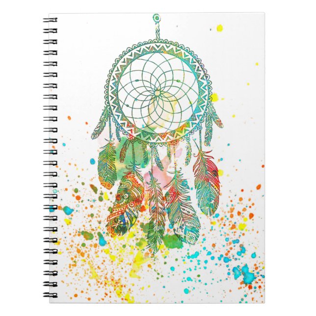 Cuaderno Dreamcatcher splatter (Frente)