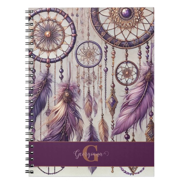 Cuaderno Dreamcatchers Purple & Gold (Frente)