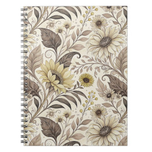 Cuaderno Dreamed Sunflowers Art Nouveau
