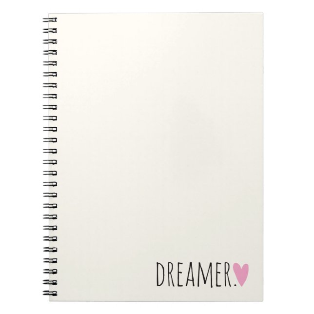Cuaderno Dreamer con corazón (Frente)