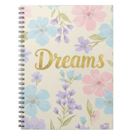 Cuaderno Dreams Floral Pattern