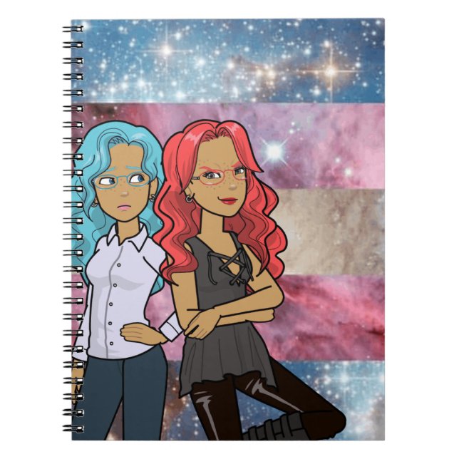 Cuaderno DreamsIntoRealityComics Alter Egos Cover Art (Frente)