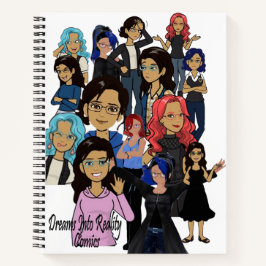 Cuaderno DreamsIntoRealityComics Ashlyn Tempest Cover Art