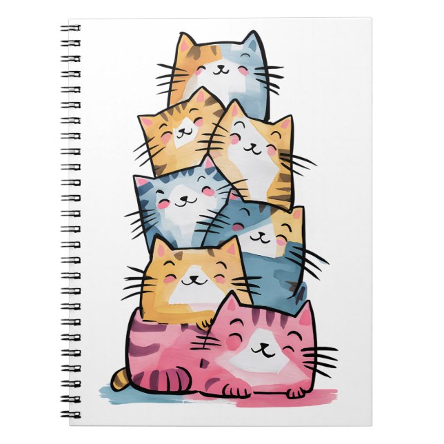 Cuaderno Dreamy Cats Watercolor (Frente)