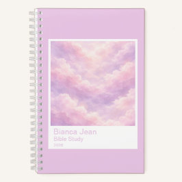 Cuaderno Dreamy Cotton Candy Cloudscape Photo Swatch Small