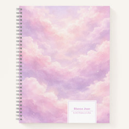 Cuaderno Dreamy Cotton Candy Cloudscape "Productive Era"