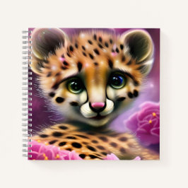 Cuaderno Dreamy Eyed Baby Cheetah