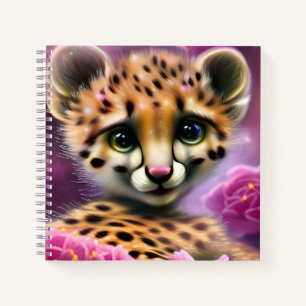 Cuaderno Dreamy Eyed Baby Cheetah