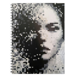 Cuaderno Dreamy Pixel Silhouette in Soft Shades