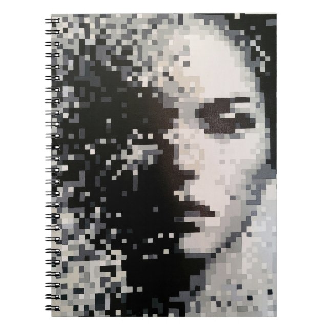 Cuaderno Dreamy Pixel Silhouette in Soft Shades (Frente)