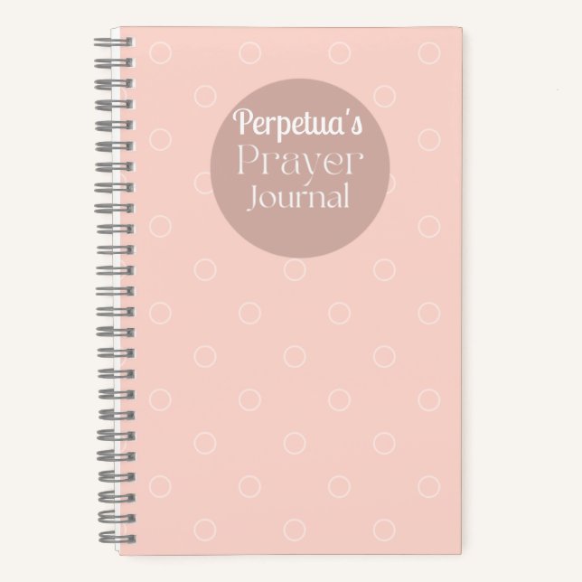 Cuaderno Dreamy Prayer Journal (Personalizable) (Anverso)