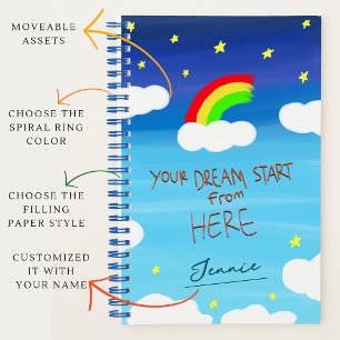 Cuaderno Dreamy Starry Night Dream Book