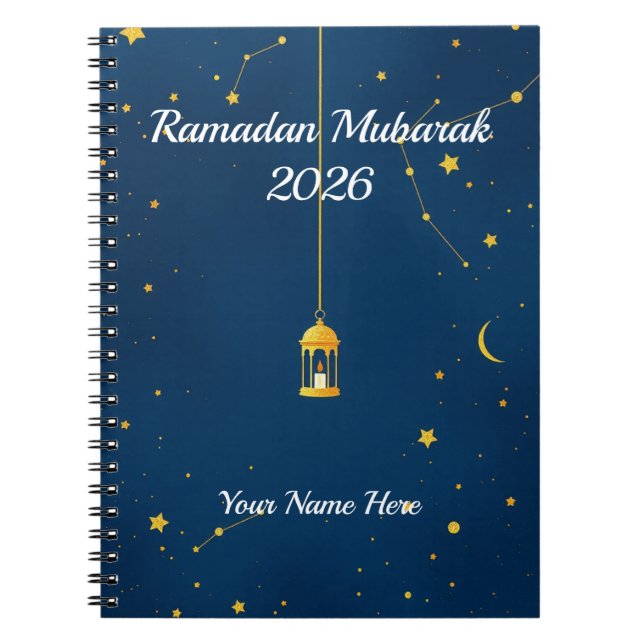 Cuaderno Dreamy Starry Night Islamic (Frente)