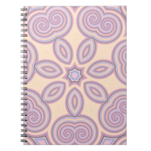 Cuaderno Dreamy Swirls - Patrón Psicodélico Pastel