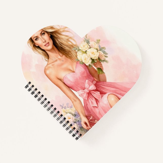 Cuaderno Dreamy Watercolor Bride (Anverso)