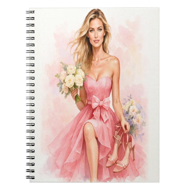 Cuaderno Dreamy Watercolor Bride (Frente)