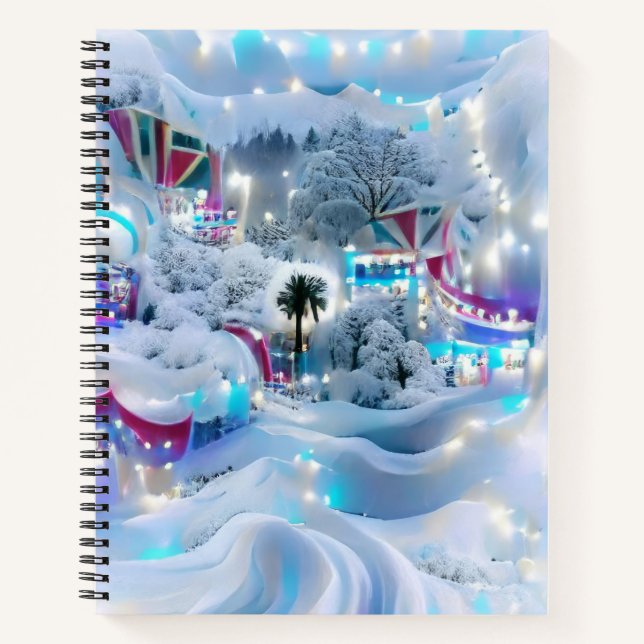 Cuaderno Dreamy Winter Wonderland Lights (Anverso)