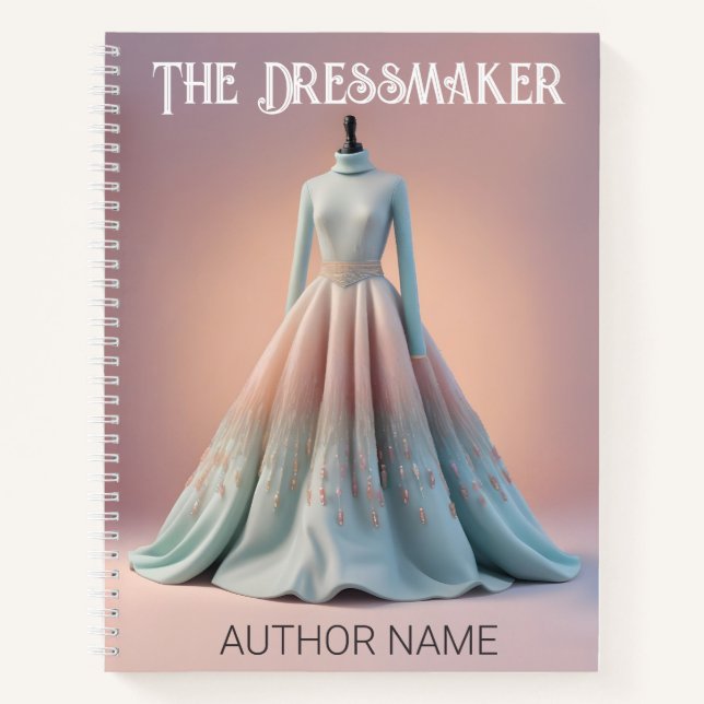 Cuaderno Dressmaker Seamstress Book Cover Noteb Inspiración (Anverso)