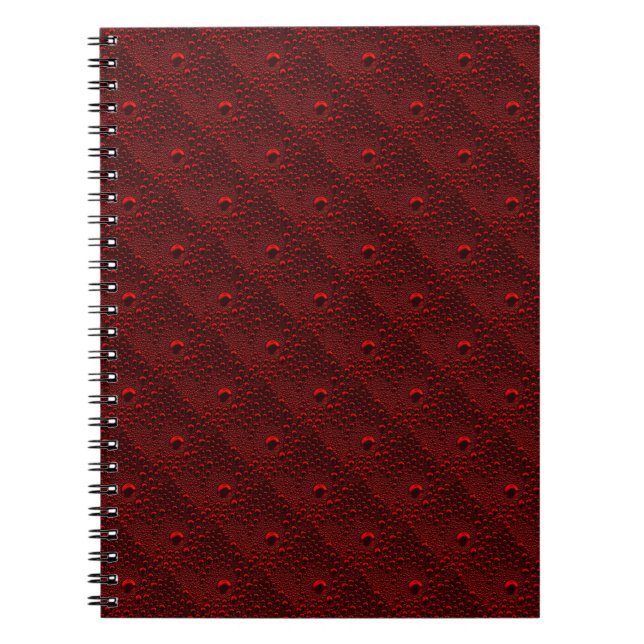 Cuaderno Drogas de agua en Crimson Metalizado (Frente)