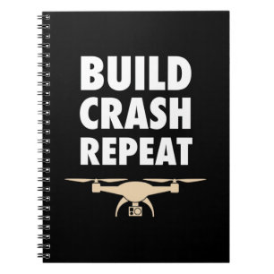 Cuaderno Dron de repetición de choque de compilación