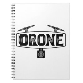 Cuaderno Drone Con La Palabra Drone