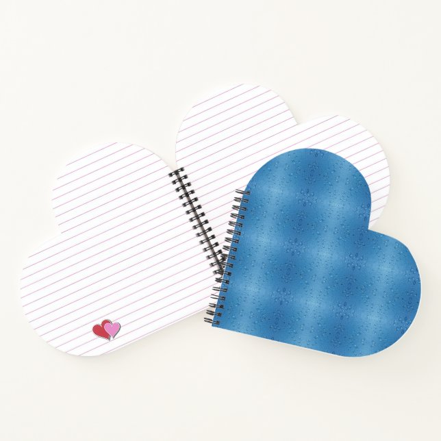 Cuaderno Droplas de agua contra el cielo azul (Interior)