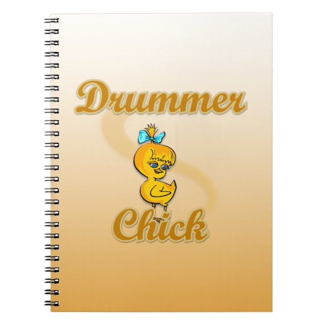 Cuaderno Drummer Chick (Frente)