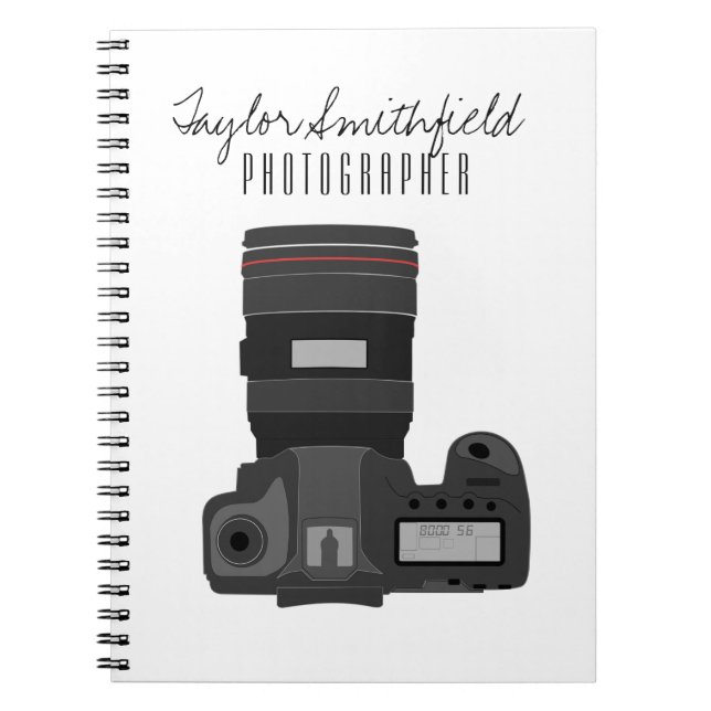 Cuaderno DSLR de fotografía (Frente)