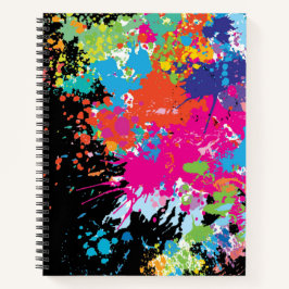 Cuaderno Duality Journal - Paint Spill Chaos Edition