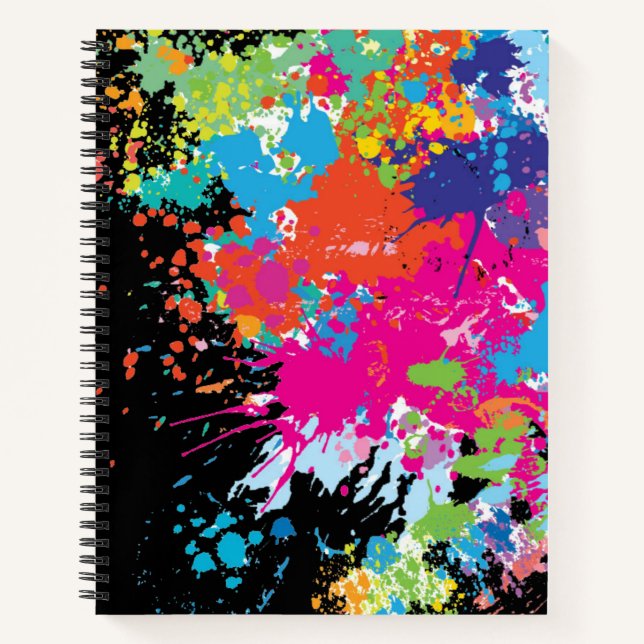 Cuaderno Duality Journal - Paint Spill Chaos Edition (Anverso)