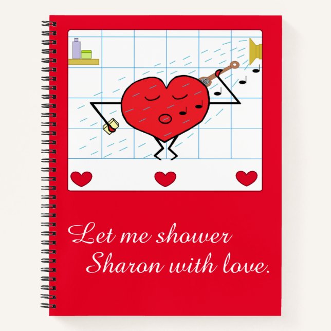 Cuaderno Ducha con amor (Anverso)
