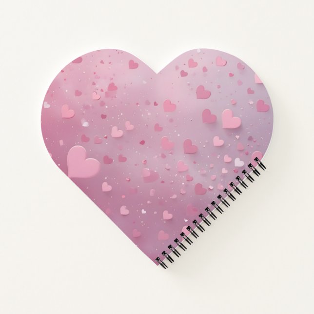 Cuaderno Ducha de Corazón Rosa (Reverso)