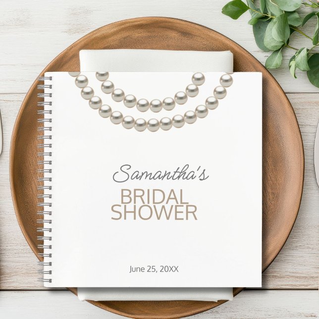 Cuaderno Ducha nupcial de Pearl Necklace (Subido por el creador)