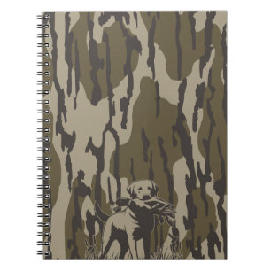 Cuaderno Duck Hunter Dog Forest Waterfowl Bottomland Camo