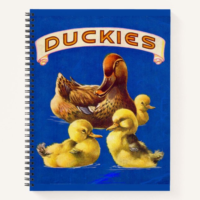 Cuaderno Duckies de los años 1930 (Anverso)