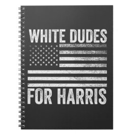Cuaderno Dudes Blancas Para Kamala Harris 2024