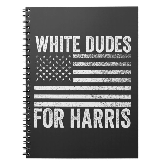 Cuaderno Dudes Blancas Para Kamala Harris 2024 (Frente)