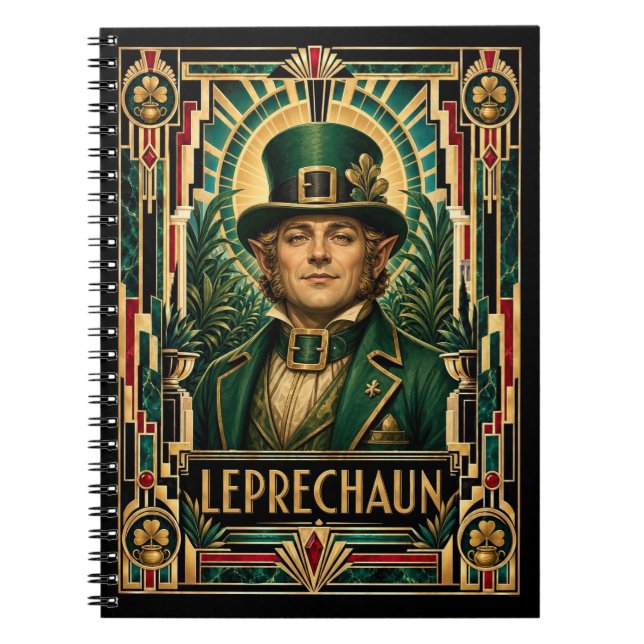 Cuaderno Duende, Art Deco Mitológico (Frente)